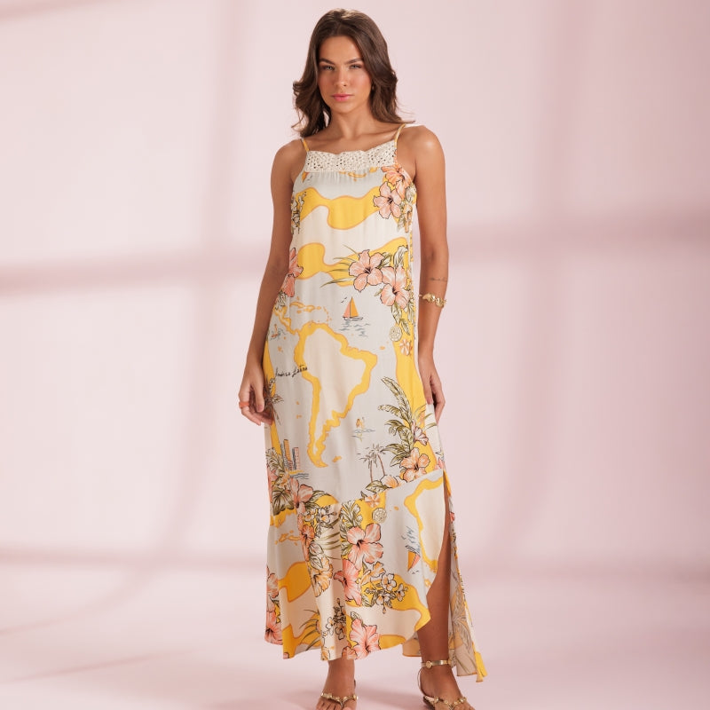 Latin Coast Midi Dress