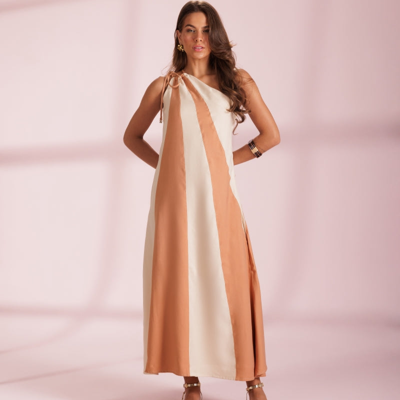 Peach Duo Dress