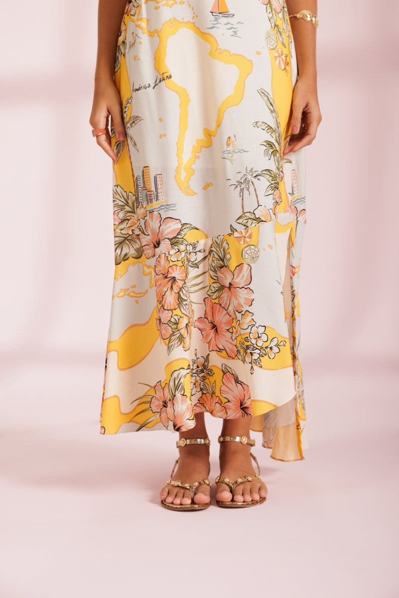 Latin Coast Midi Dress