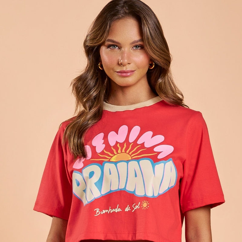Cropped Top for Girls - Bronze