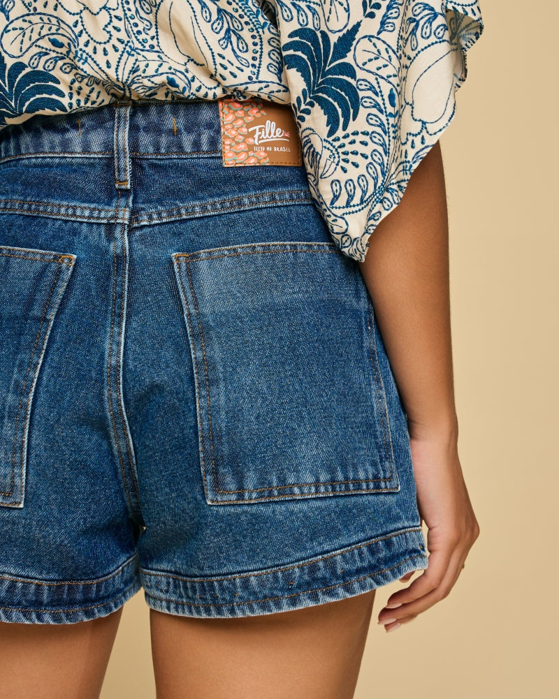 Shorts with Pockets and Buttons