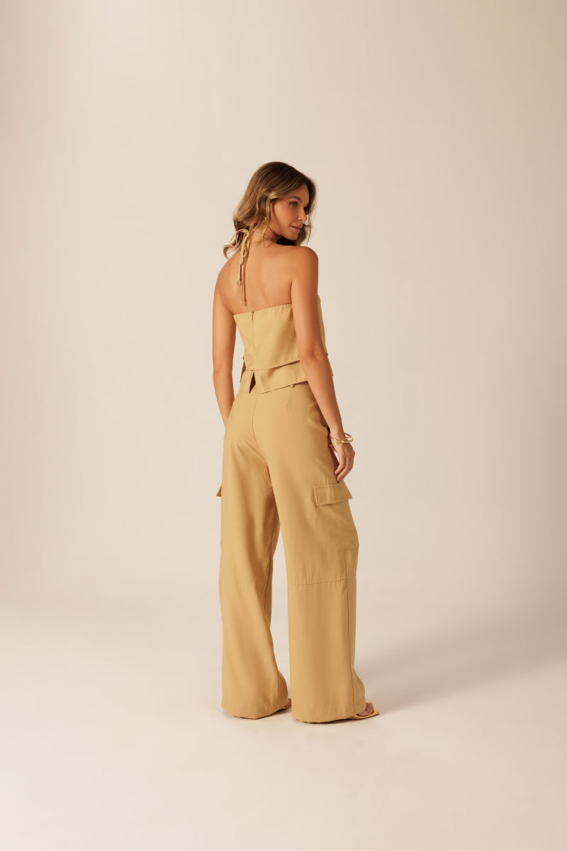 Brisa Natural Cargo Pants