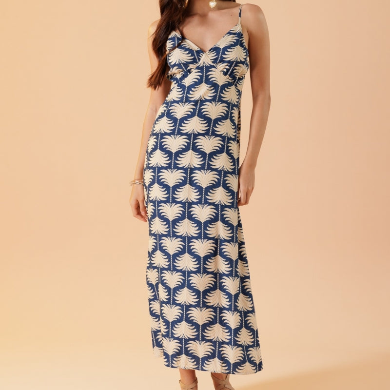 Tropical Roots Midi Dress