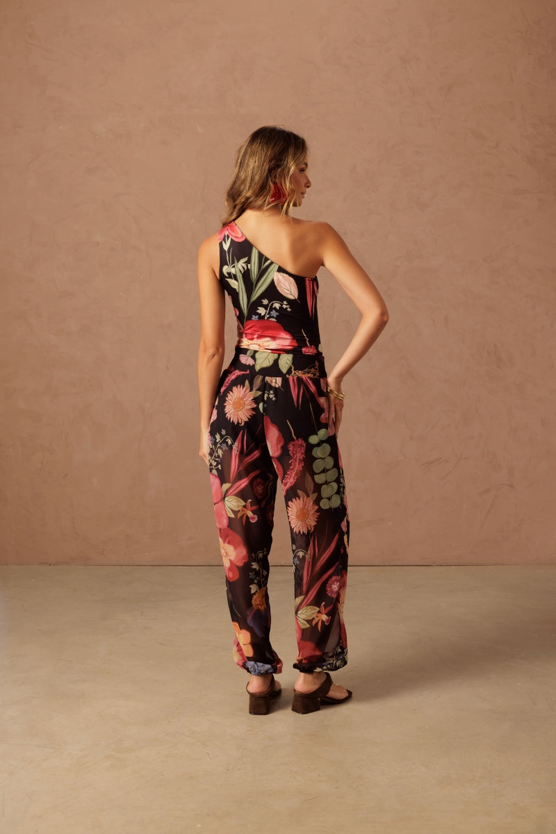 Floral Instinct Aladdin Pants