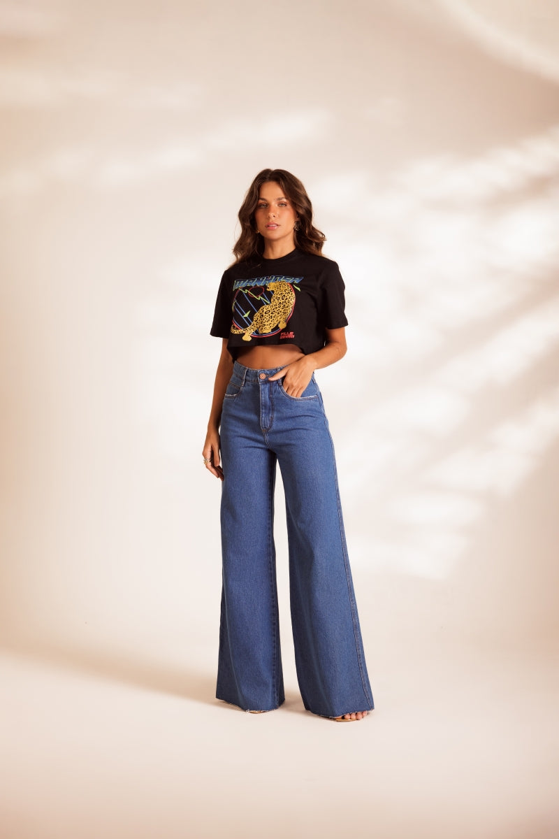 Gio Palazzo Denim Pants