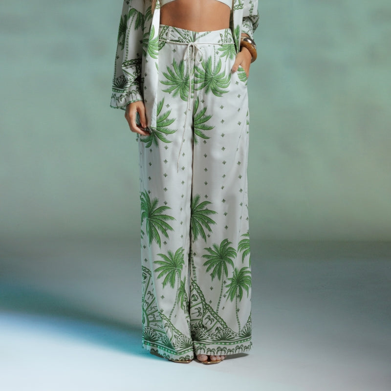 Green Coconut Palazzo Pants