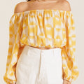 Cropped Shoulder Yellow Solar