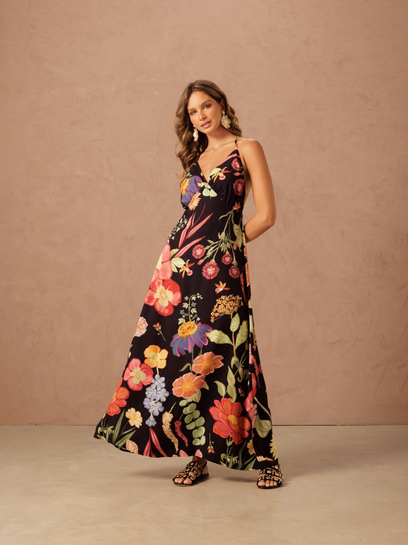 Instinct Floral Long Dress