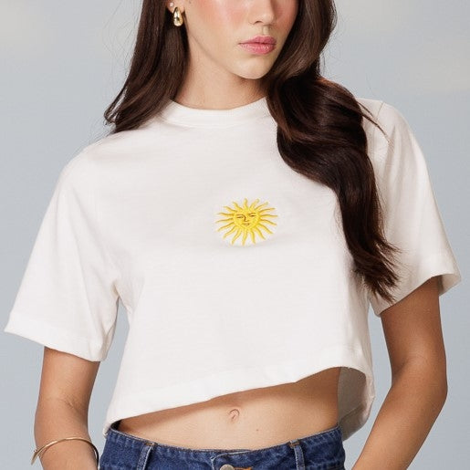 Solar Embroidered T-Shirt