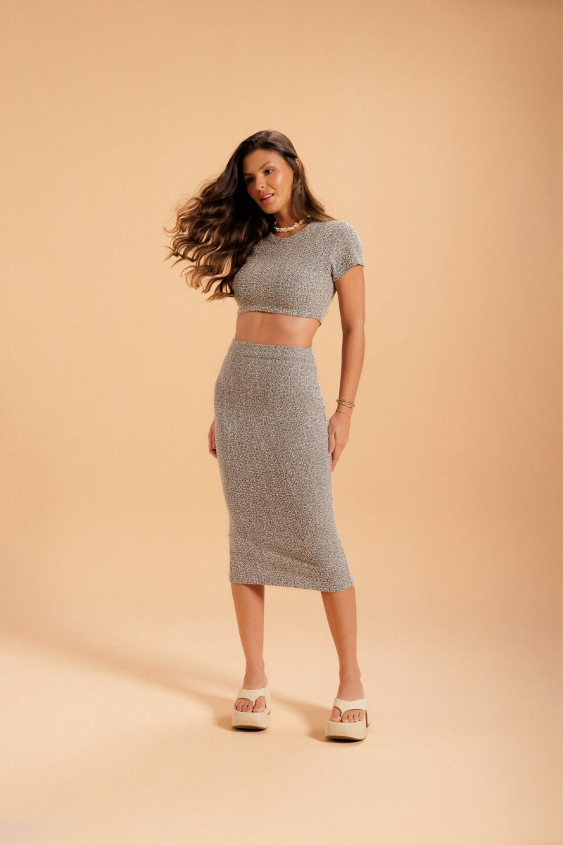 Moon Tweed Skirt