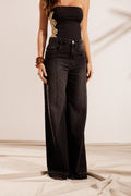 Black Sole Jeans