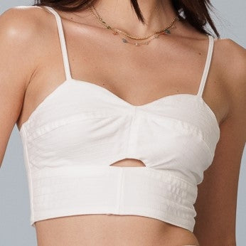 Cropped Topstitching Off