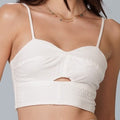 Cropped Topstitching Off