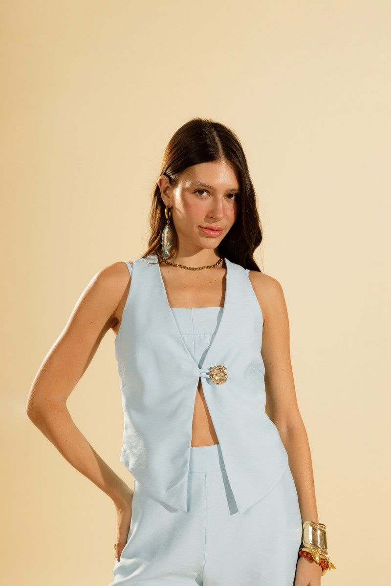 Blue Solare Vest