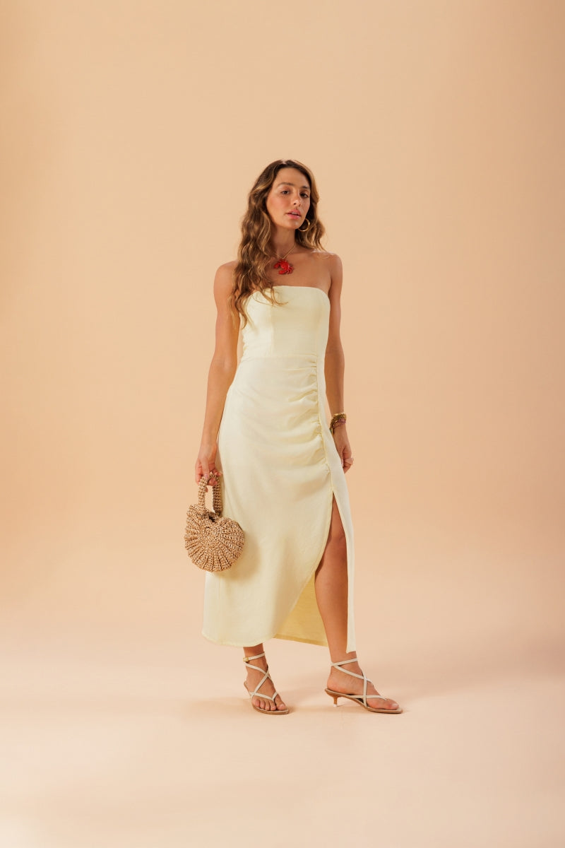 Long Tropical Midi Dress