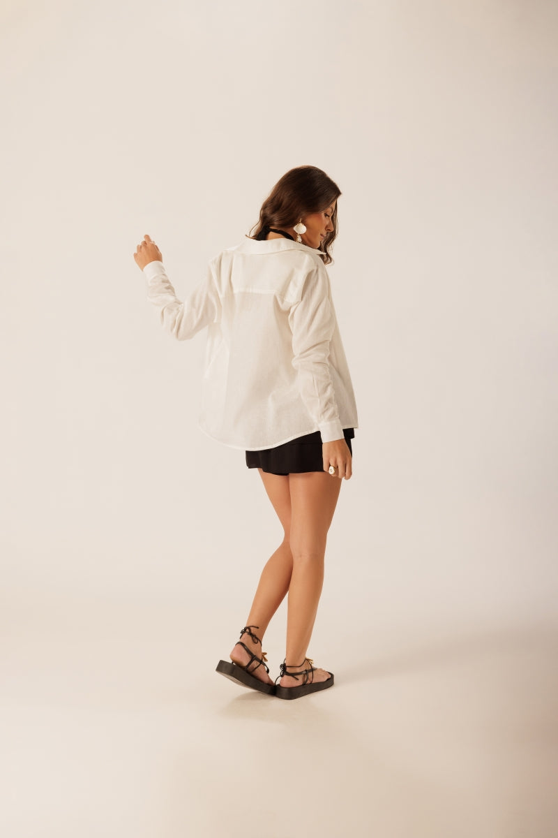 Off Delirio Linen Shirt