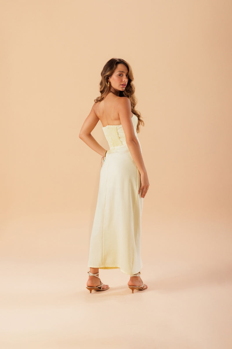 Long Tropical Midi Dress