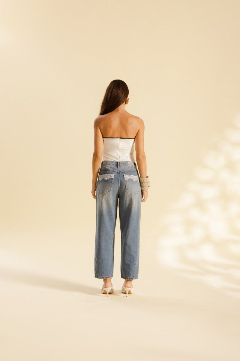 Moon Lace Jeans
