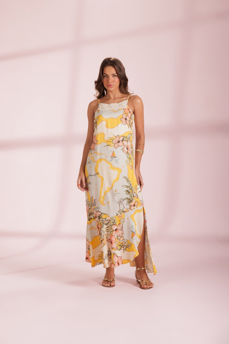 Latin Coast Midi Dress