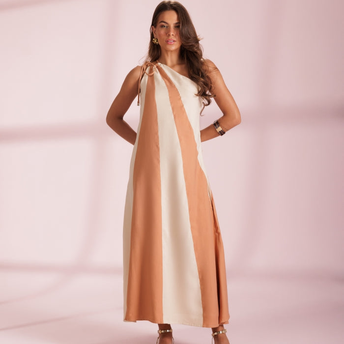 Peach Duo Dress