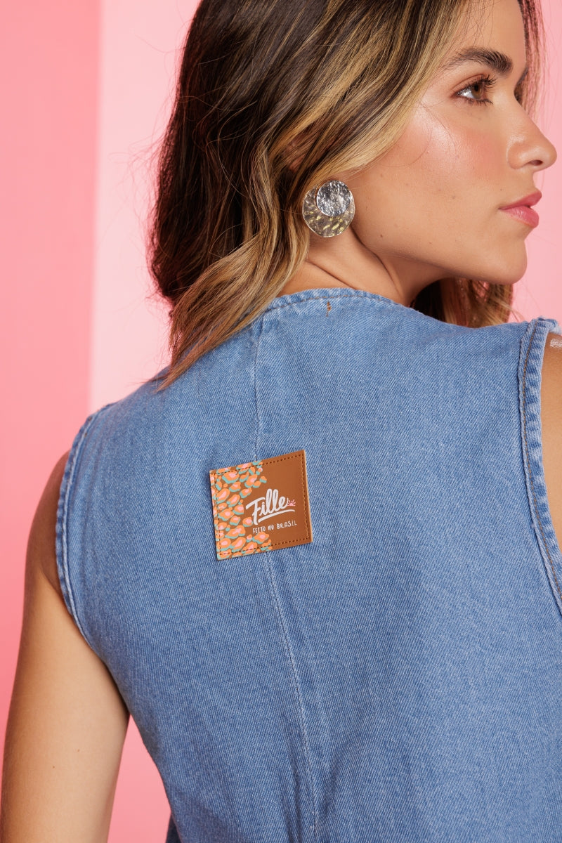 Oceane Denim Vest
