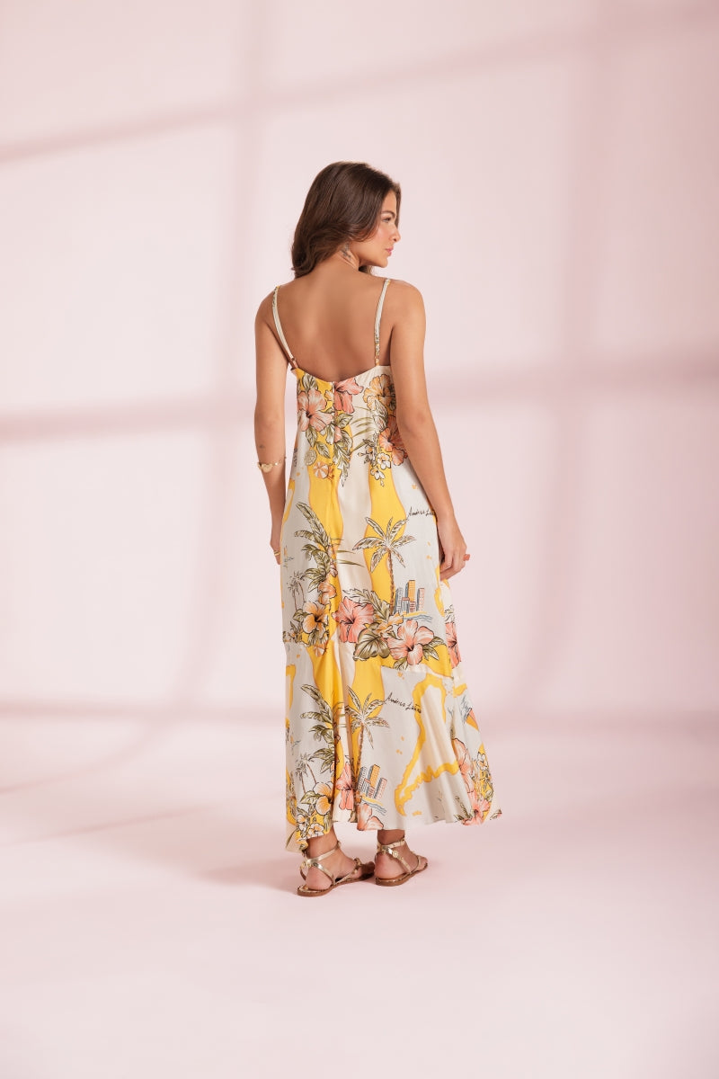 Latin Coast Midi Dress