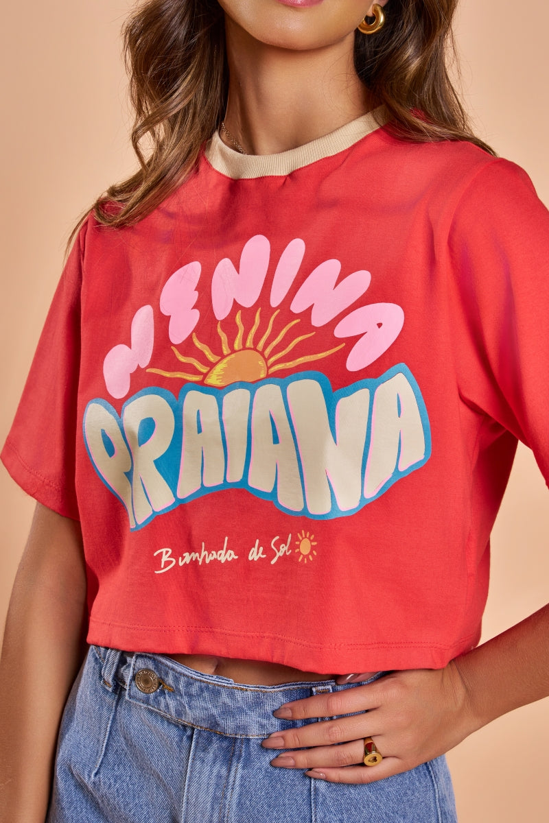 Cropped Top for Girls - Bronze