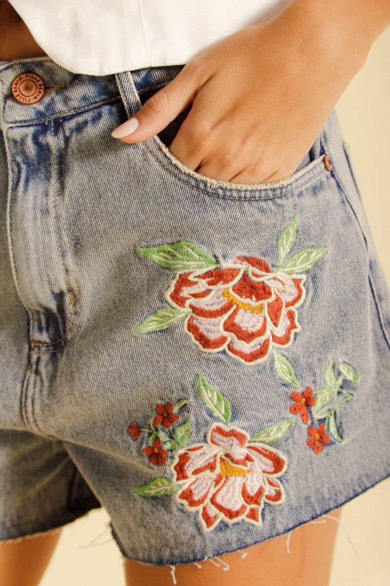 Fresh Breeze Denim Shorts