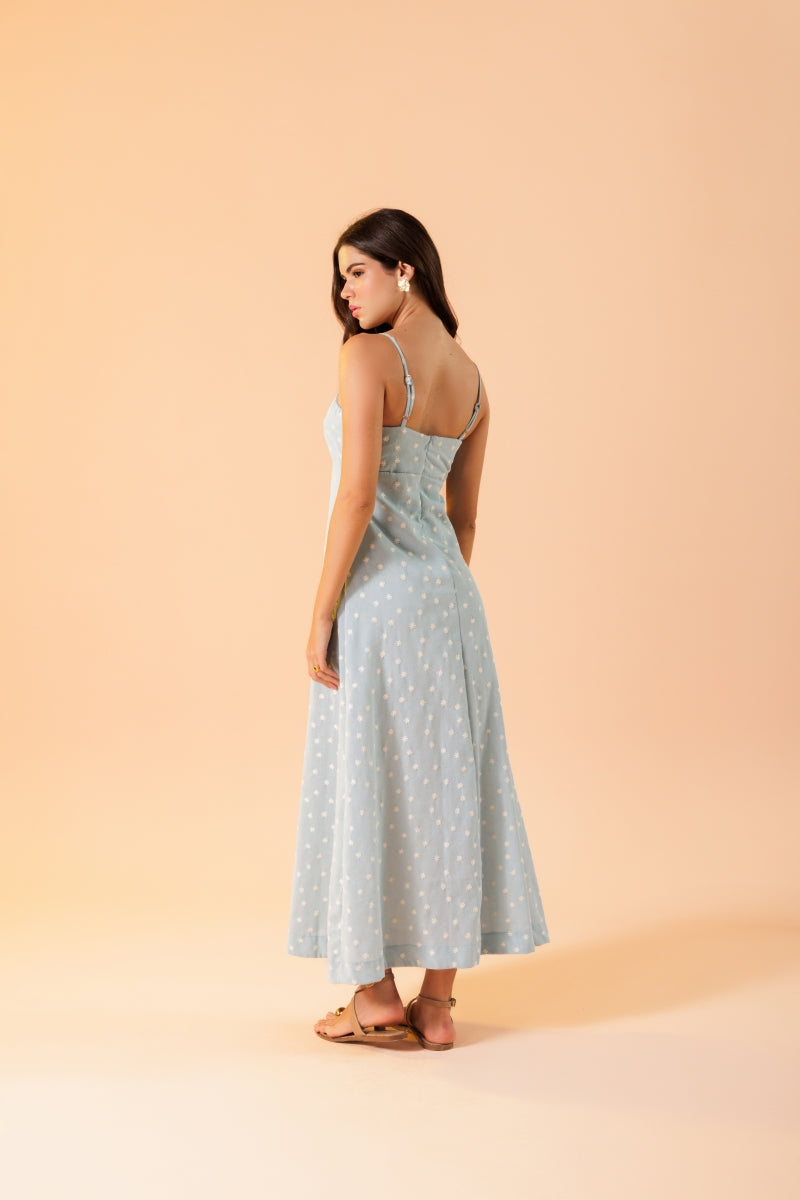 Linen Flowers Dress