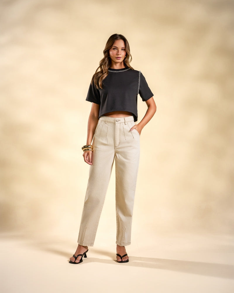 Natural Slim Barrel Pants