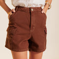Choco Cargo Bermuda Shorts