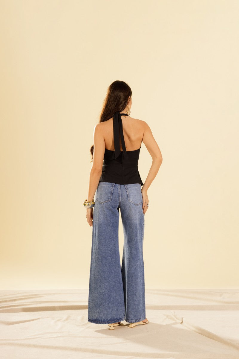 Tropical Glitter Jeans