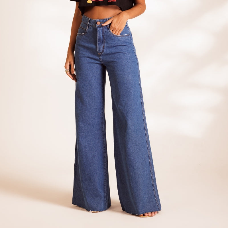 Gio Palazzo Denim Pants