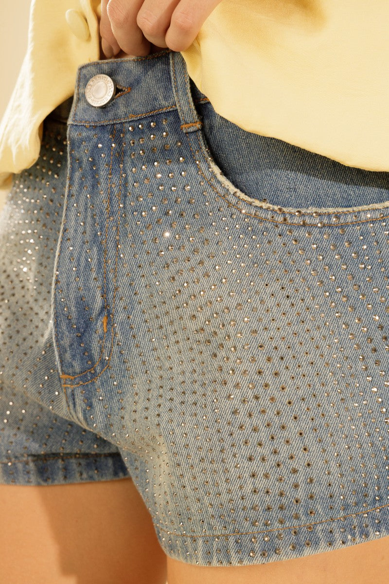 Sunset Shine Jeans Shorts