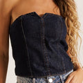 Corset Jeans Indigo Cutouts