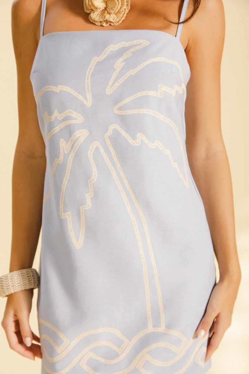 Blue Joy Short Dress