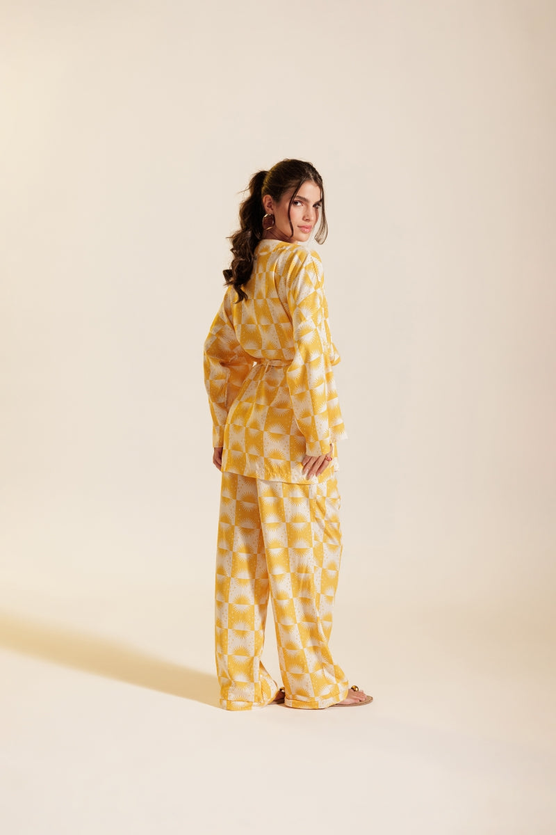 Solar Yellow Kimono
