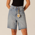 Fresh Side Denim Bermuda Shorts