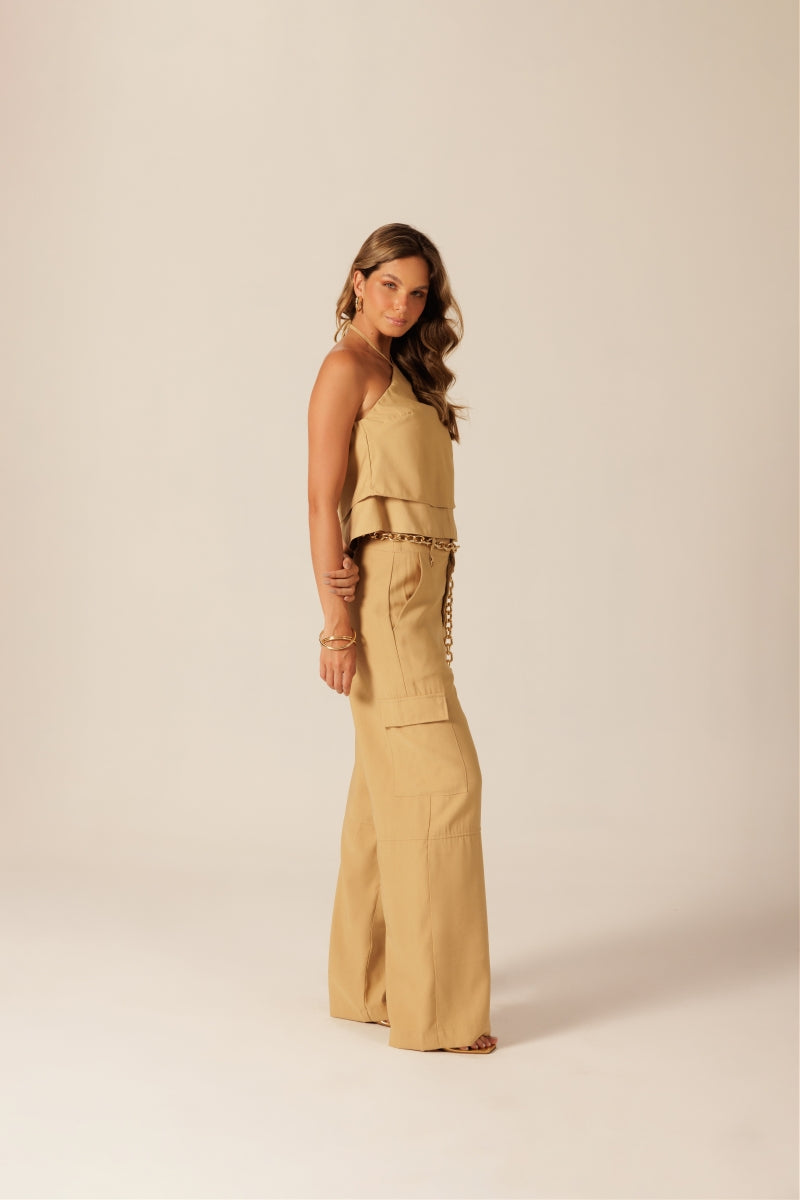 Brisa Natural Cargo Pants