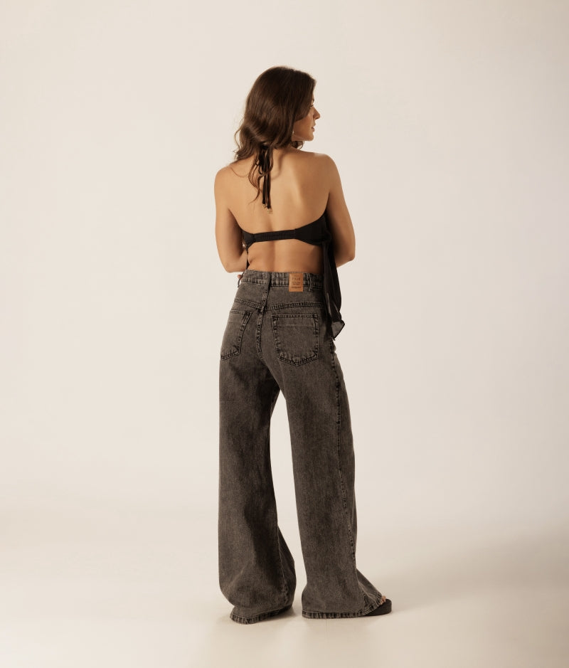 Duo Black Denim Pants