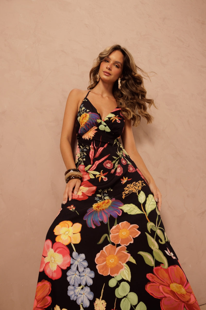 Instinct Floral Long Dress