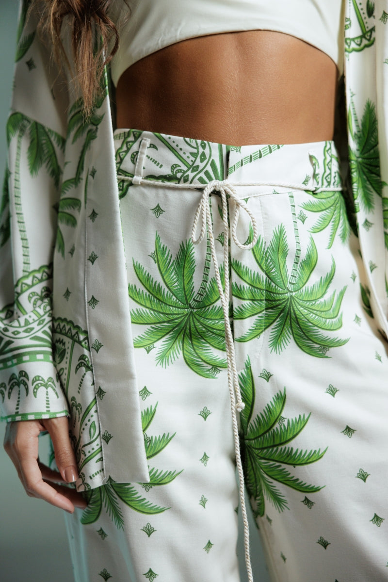 Green Coconut Palazzo Pants