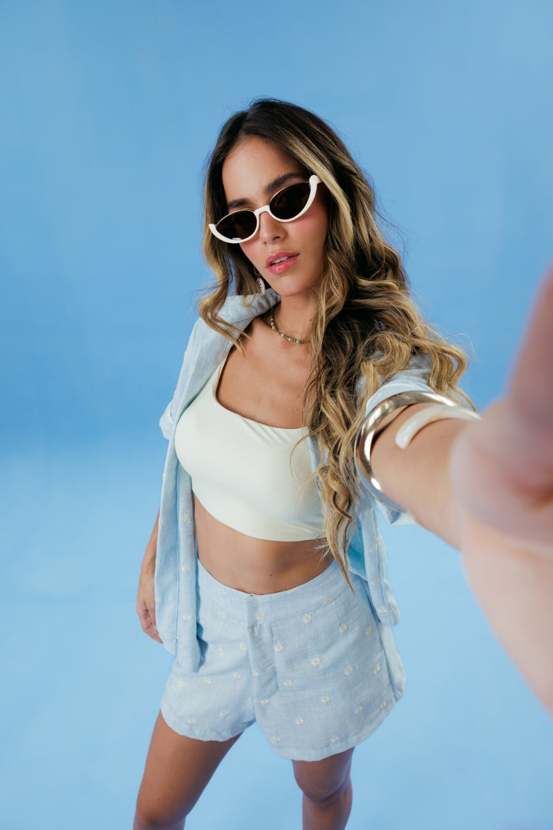 Double Pearl Top
