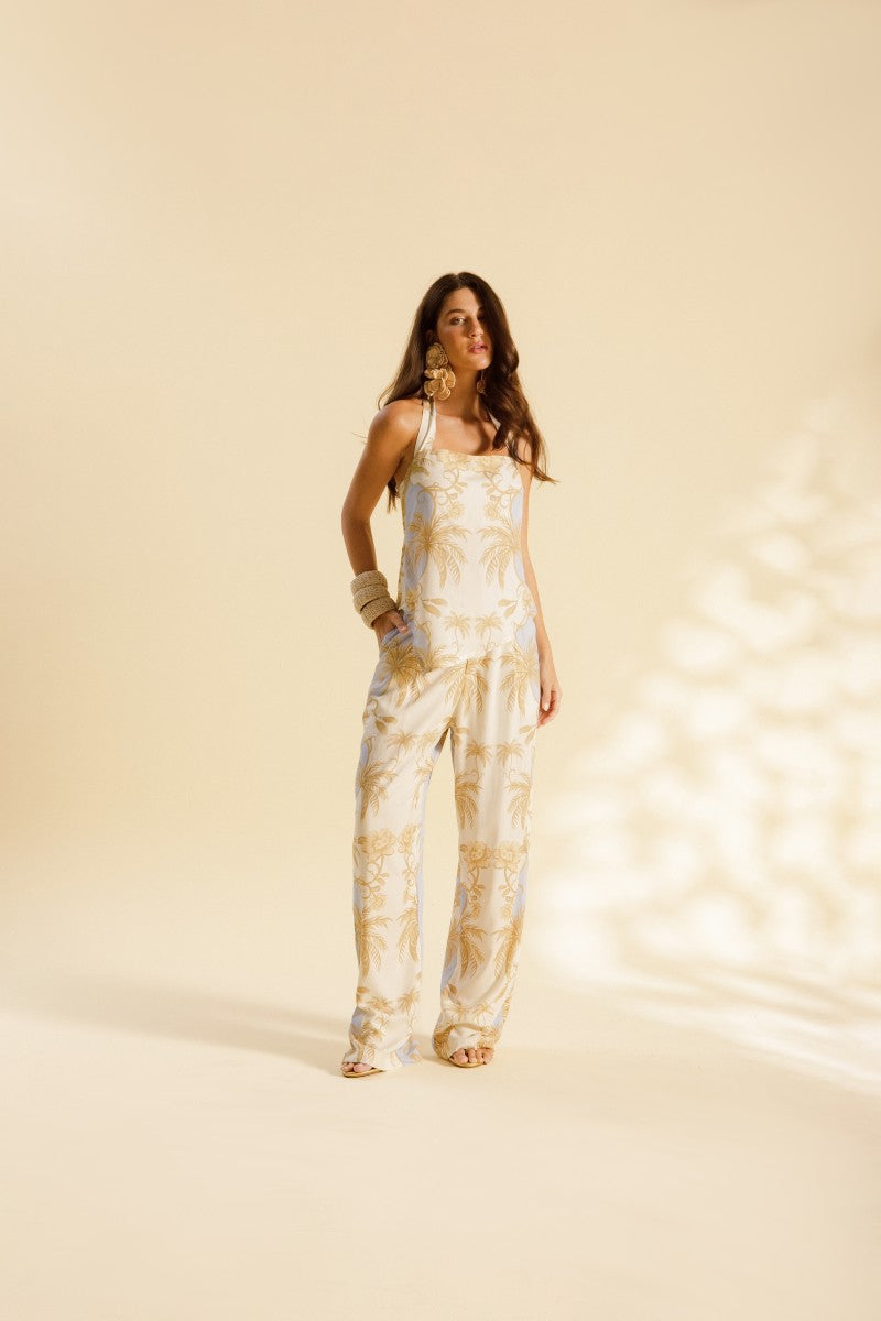 Celestial Coconut Tree Pants
