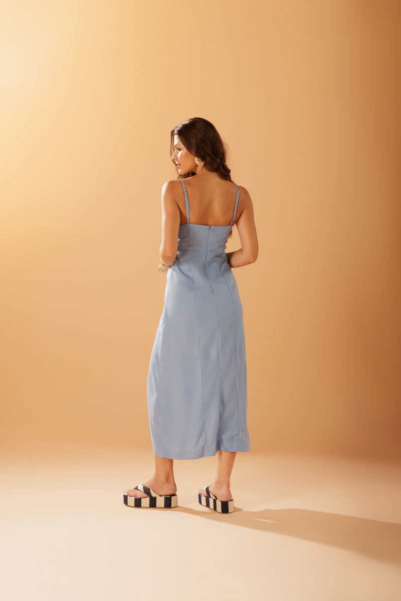 Sky Beaded Dress
