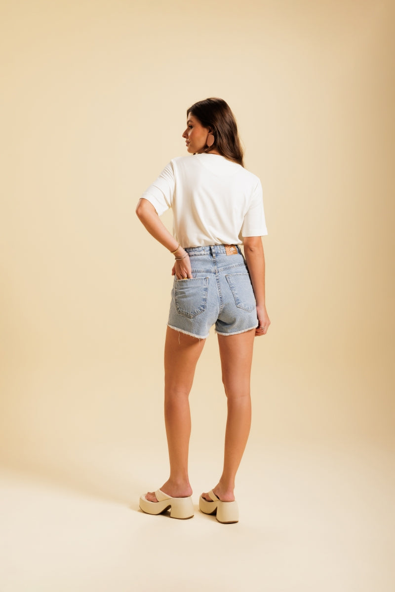 Sea Blue Basic Shorts