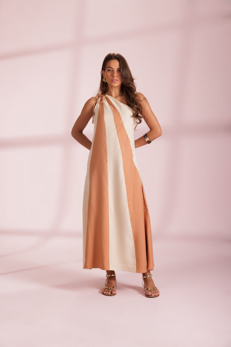 Peach Duo Dress