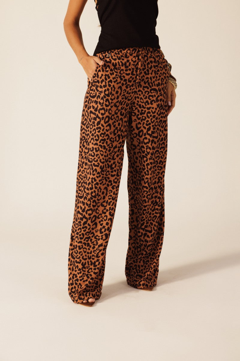 Animal Print Pants
