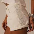 Off Summer Denim Shorts