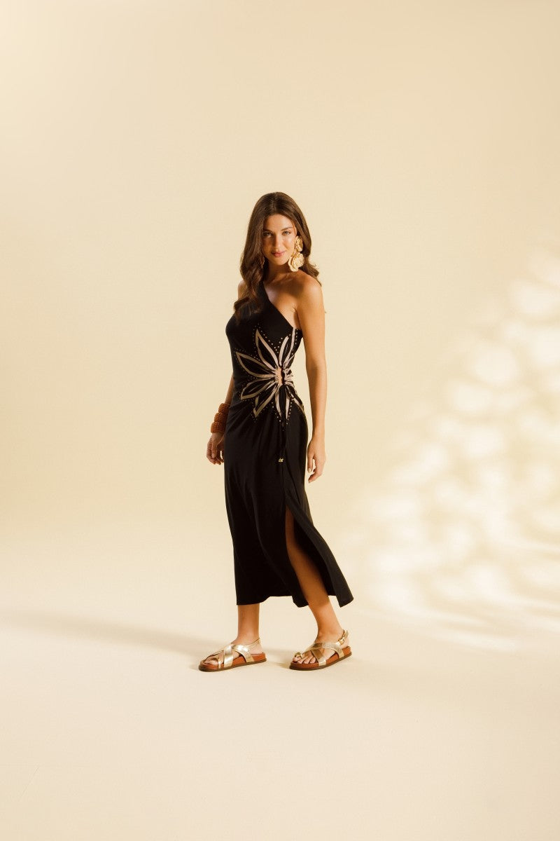 Tropical Splendor Midi Dress